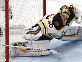 Boston Bruins' Tuukka Rask was on Friday named one of three finalists for the Vezina Trophy, awarded annually to the NHL's top goaltender. Jets' Connor Hellebuyck and Tampa Bay's Andrei Vasilevskiy were the other finalists.