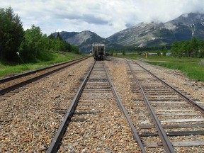 A recent photo of Sentinel Siding in Crowsnest Pass, Alta. where, on Aug. 2, 1920, three bandits robbed a train of passengers of $400 in cash and a collection of other valuable items before they fled into the woods and a manhunt for the thieves ensued.