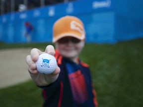 Launch of the Shaw Charity Classic Youth Charity Program Initiative CHIPINFORKIDS - The Shaw Charity Classic in Calgary, Alberta, August 28, 2014.