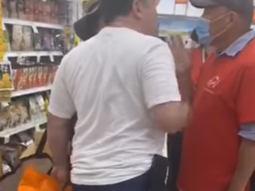 Peel Regional Police are treating a confrontation at a Mississauga T&T Supermarket as a hate-motivated incident after a man, who has now been identified by police, refused to wear a mask and made racist comments towards workers before being kicked out of the store on July 5.