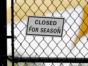 Sikome Lake is staying closed for the rest of this season during the COVID-19 pandemic in Calgary. Friday, June 12, 2020. Brendan Miller/Postmedia