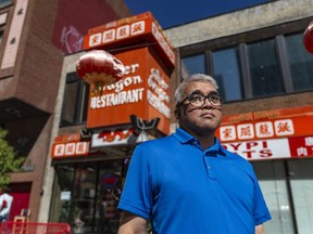 Terry Wong, executive director with Chinatown business improvement area, poses for a photo on Saturday, August 22, 2020.