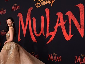 In this file photo taken on March 9, 2020, actress Yifei Liu attends the world premiere of Disney's "Mulan" at the Dolby Theatre in Hollywood.