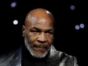 Boxing - Deontay Wilder v Tyson Fury - WBC Heavyweight Title - The Grand Garden Arena at MGM Grand, Las Vegas, United States - February 22, 2020 Former boxer Mike Tyson before the fight REUTERS/Steve Marcus ORG XMIT: MB101