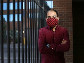 Dr Sajjad Fazel poses in Calgary on Sunday, Aug. 9, 2020. Fazel is a public health researcher at the University of Calgary who studies COVID-19 misinformation through traditional and socal media outlets.