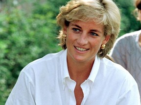 Diana, Princess of Wales, smiles at an event held in support of land mine victims in Tuzla, Bosnia, Aug. 9, 1997.