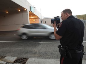 Calgary police say they handed out fewer speeding tickets than normal during the first few months of the pandemic.