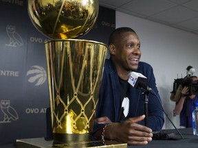 Raptors' President Masai Ujiri has a year left on his contract.