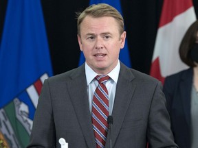 Alberta Health Minister Tyler Shandro has released details of the sunshine list he's creating for doctors amid a months-long dispute with the Alberta Medical Association.
