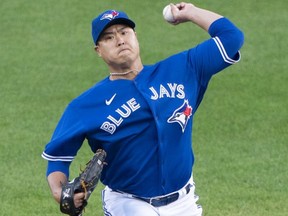 In a contentious move, the Blue Jays’ $80-million ace, Hyun-Jin Ryu, will be rested and ready for Game 2 at Tropicana Field. USA TODAY SPORTS
