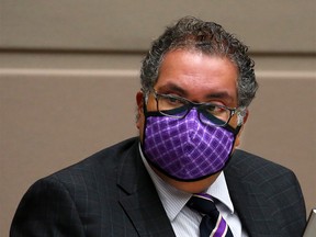 Calgary Mayor Naheed Nenshi was photographed in Calgary City Council Chambers on Thursday, September 10, 2020.