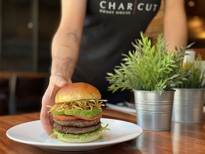 Plant-based Impossible Burger is now available in Calgary at the Charcut Roast House.
