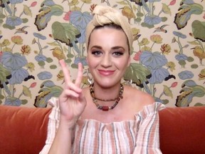 Katy Perry speaks during SHEIN Together Virtual Festival on May 9, 2020 in Los Angeles.