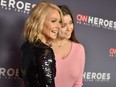 Kelly Ripa and Lola Consuelos attend CNN Heroes 2017 at the American Museum of Natural History on December 17, 2017 in New York City.