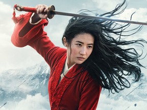 Actress Liu Yifei is pictured in Disney's "Mulan."
