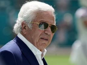 Florida prosecutors dropped solicitation charges against Patriots owner Robert Kraft, on Thursday, Sept. 24, 2020.