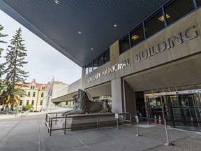 Pictured is the Calgary Municipal Building on Monday, October 5, 2020.