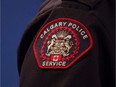 A Calgary police service emblem is seen in this file photo.