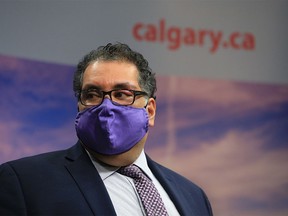 Calgary Mayor Naheed Nenshi on Wednesday, Oct. 28, 2020.