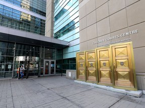 Exterior pics of the Calgary Courts Centre in Calgary on Monday, August 10, 2020.