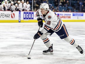 Connor Zary was selected 24th by the Calgary Flames in the 2020 NHL Draft.