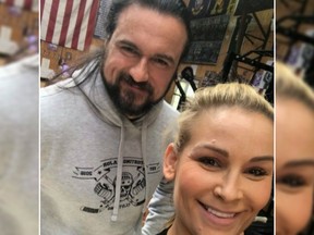 Drew McIntyre with Nattie Neidhart.