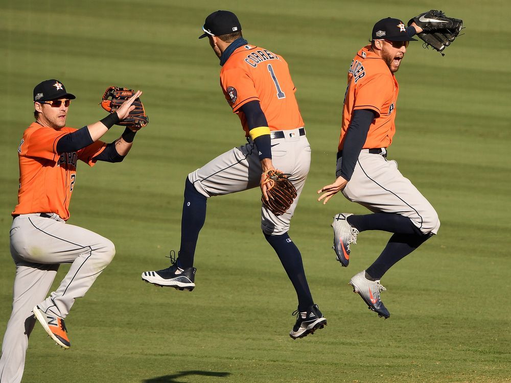 ALDS: George Springer hits two homers, Astros beat A's; Rays hit