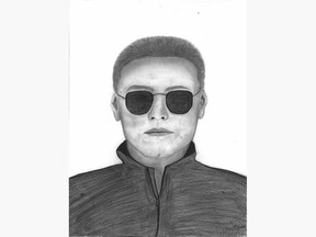Calgary police have released this composite sketch of the suspect in a sex assault that took place in Parkdale on Sept. 27, 2020.