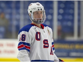 Montana-born Jake Sanderson, who spent several years in the Calgary minor-hockey system, skated for the past two seasons with USA Hockey's National Team Development Program. The 18-year-old defenceman is projected to be an early pick in the 2020 NHL Draft.