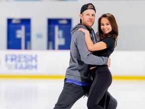 Kris Versteeg, left, a two-time Stanley Cup champion with the Chicago Blackhawks, will team with Carlotta Edwards for the sixth season of CBC's Battle of the Blades.