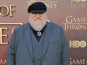 George R.R. Martin attends HBO's "Game Of Thrones" Season 5 Premiere at San Francisco Opera House on March 23, 2015 in San Francisco.