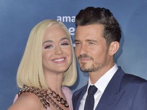 LA Premiere Of Amazon's "Carnival Row" Featuring: Katy Perry, Orlando Bloom Where: Hollywood, California, United States When: 21 Aug 2019.