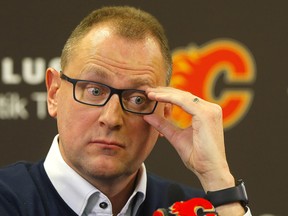 Flames general manager Brad Treliving