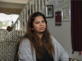Saima Jamal is photographed in her home in Calgary on Thursday, Oct. 8, 2020.
