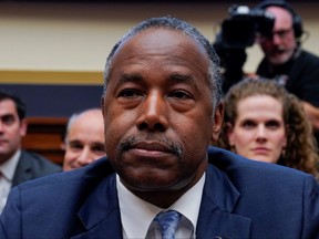 U.S. Housing and Urban Development (HUD) Secretary Ben Carson is pictured in an Oct. 22, 2019 file photo.