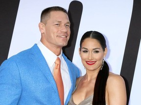 "Blockers" Premiere at the Village Theater on April 3, 2018 in Westwood, CA Featuring: John Cena, Nikki Bella Where: Westwood, California, United States When: 04 Apr 2018.
