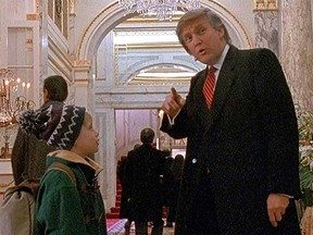 Donald Trump, right, in "Home Alone 2: Lost in New York."