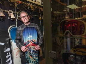 Dan Russell, general manager and co-owner of Ski Cellar Snowboard, poses for a photo on Wednesday, Dec. 16, 2020.