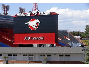 McMahon stadium will remain empty in Calgary as the CFL cancelled the 2020 season on Monday, August 17, 2020. Darren Makowichuk/Postmedia