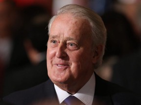 Former Prime Minister Brian Mulroney attends an event in Ottawa in 2016.