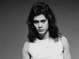 Eddie Van Halen, poses for a studio portrait, in 1978.