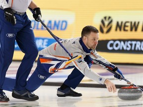 Brad Gushue (shown in action last year) is going to be very busy soon.