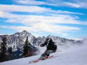 Nakiska Ski Area in Kananaskis Country west of Calgary was the perfect place to make high-speed turns last weekend.