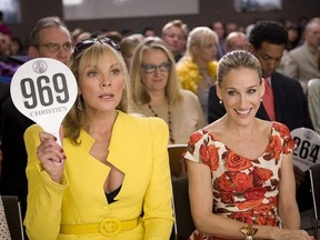 Kim Cattrall is Samantha on Sex and the City and Sarah Jessica Parker as Carrie.