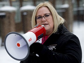 AUPE vice-president Susan Slade.