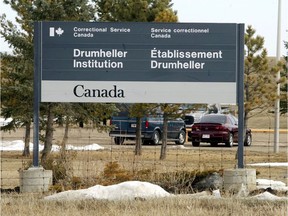 The entrance to Drumheller Institution.