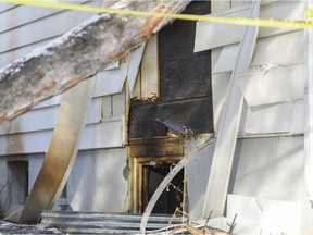 Pictured is the aftermath of a fire at 10000 block of Elbow Drive S.W. on Tuesday, February 23, 2021. Azin Ghaffari/Postmedia