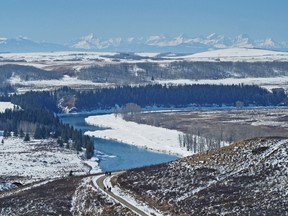 The Glenbow Ranch Provincial Park in winter 2020.