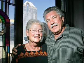 Elaine and Myron Semkuley are shown here a number of years ago, as recipients of another award -- the Canadian Club of Calgary Humanitarian Awards. Today, they were announced as recipients of Meritorious Service Medals from Rideau Hall. Postmedia archives.