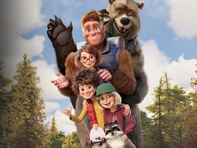 A screengrab from the Netflix website shows the animated movie called "Bigfoot Family."